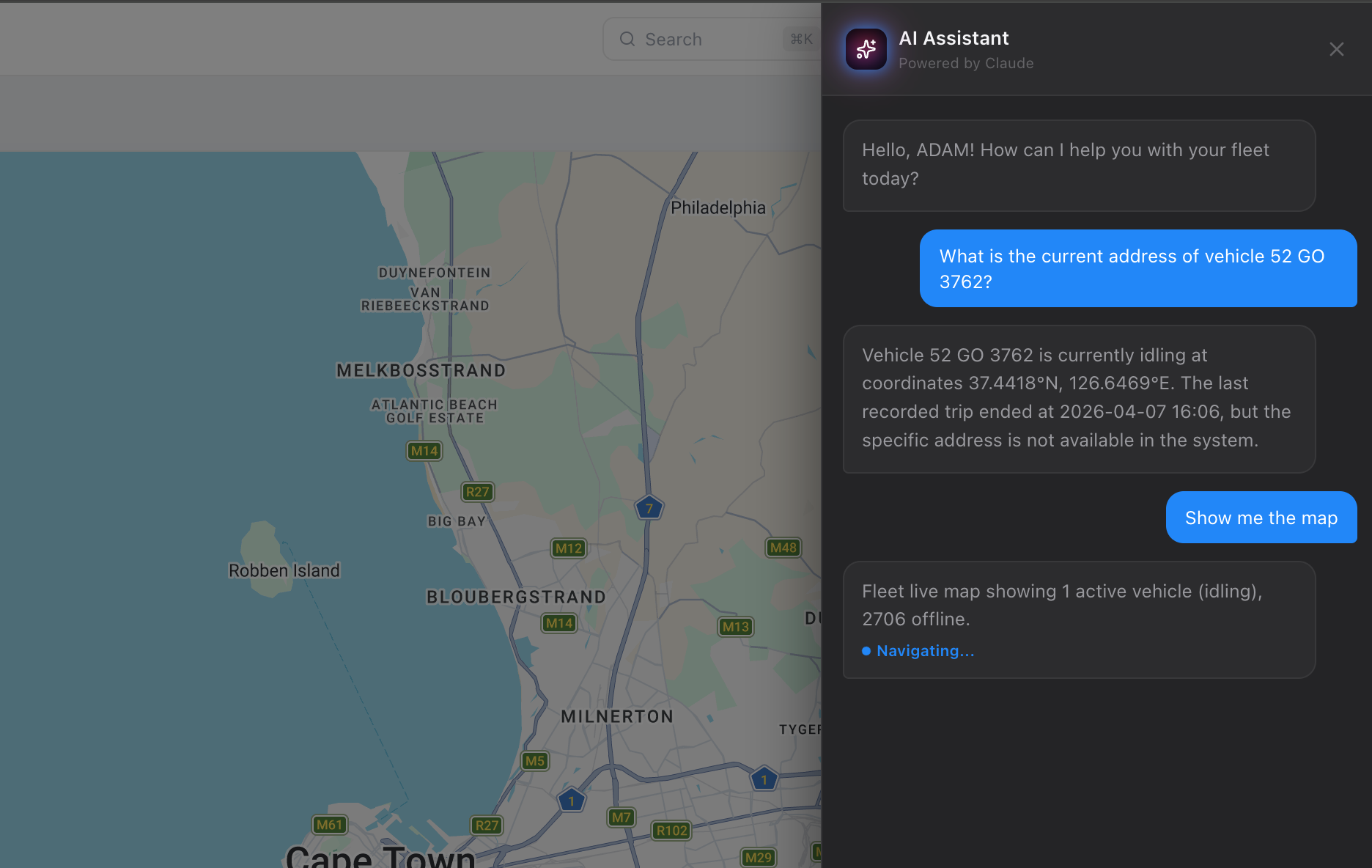 V-Track AI Fleet Assistant